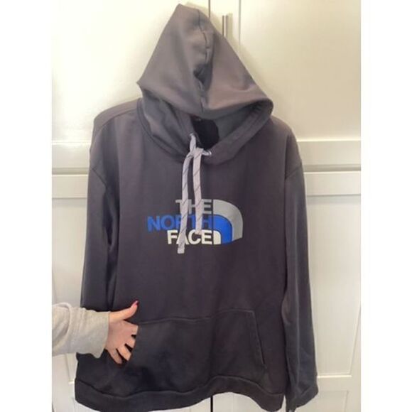 The North Face Mens Pullover Hoodie Sz 2XL Gray Half Dome - Picture 7 of 7